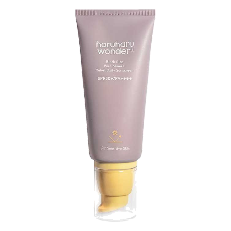 Haruharu Wonder – Black Rice Pure Mineral Relief Daily Sunscreen SPF50+ PA++++, 50ml