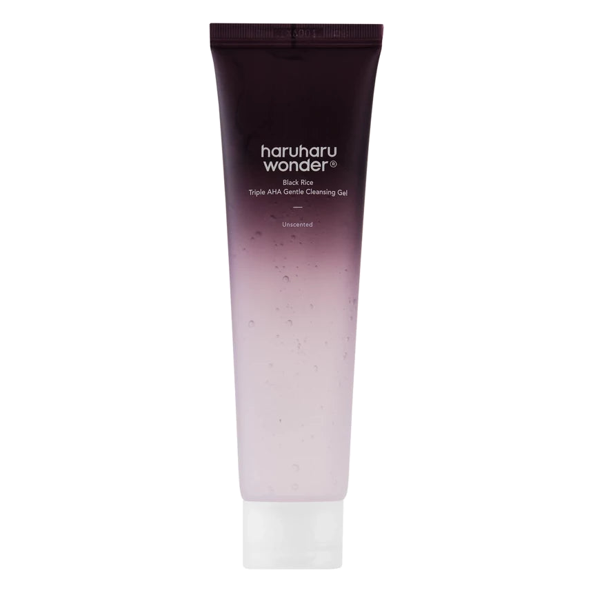 Haruharu Wonder – Black Rice Triple Aha Gentle Cleaning Gel, 100ml