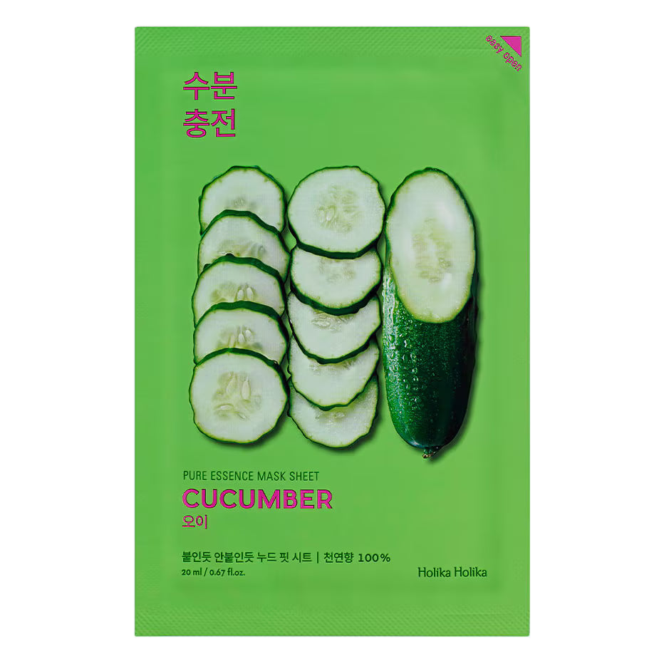 Holika Holika – Pure Essence Mask Sheet, Cucumber, 23ml