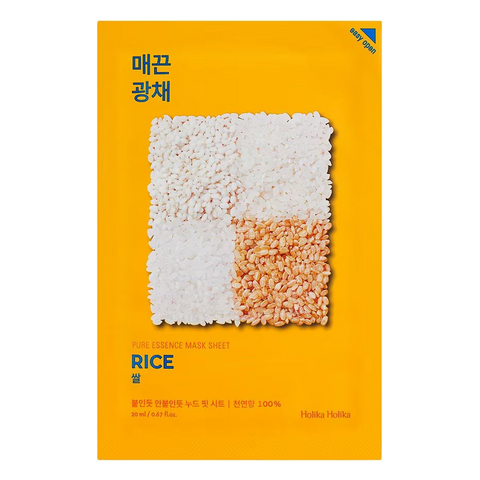 Holika Holika – Pure Essence Mask Sheet, Rice, 23ml