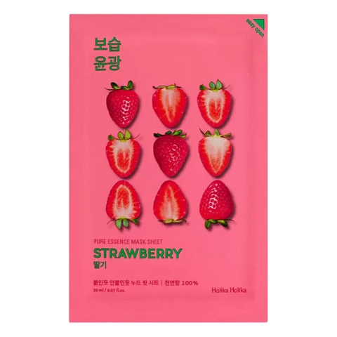 Holika Holika – Pure Essence Mask Sheet Strawberry, 20ml, 1 piece