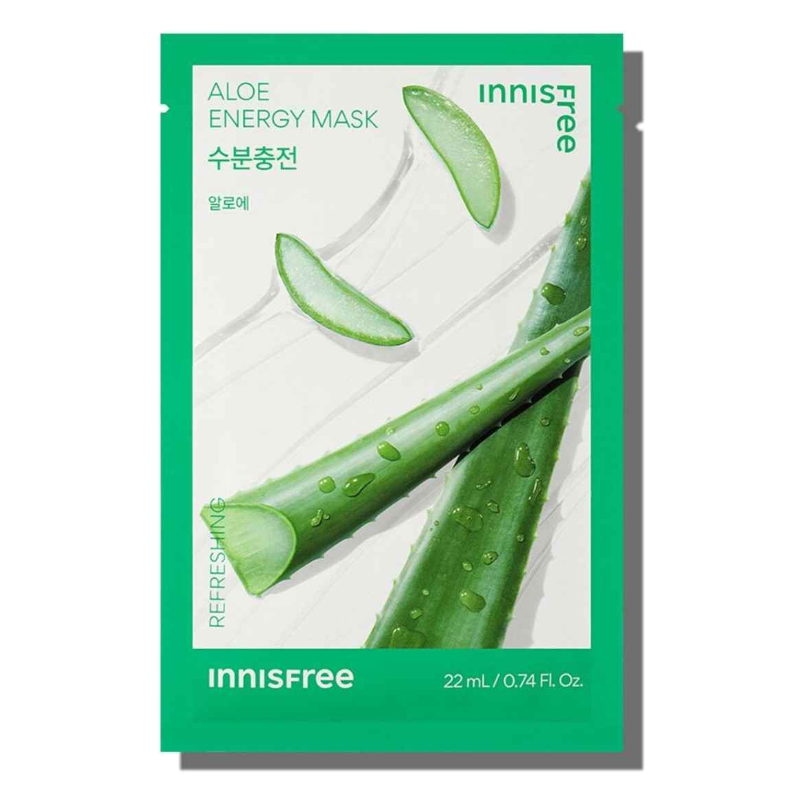 Innisfree – Aloe Energy Mask, 22ml, 1 piece