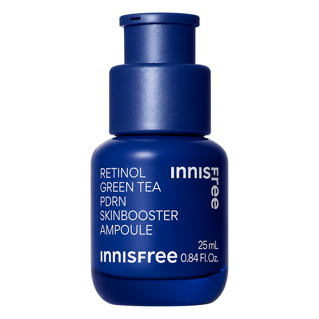 Innisfree – Retinol Green Tea PDRN Skin Booster Ampoule, 25ml