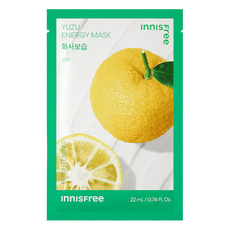 Innisfree – Yuzu Energy Mask, 22ml, 1 piece