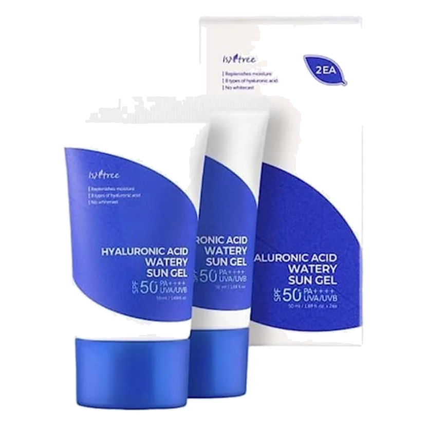 Isntree – Hyaluronic Acid Watery Sun Gel, 100ml x2