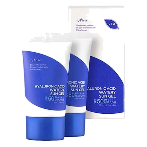 Isntree – Hyaluronic Acid Watery Sun Gel, 100ml x2