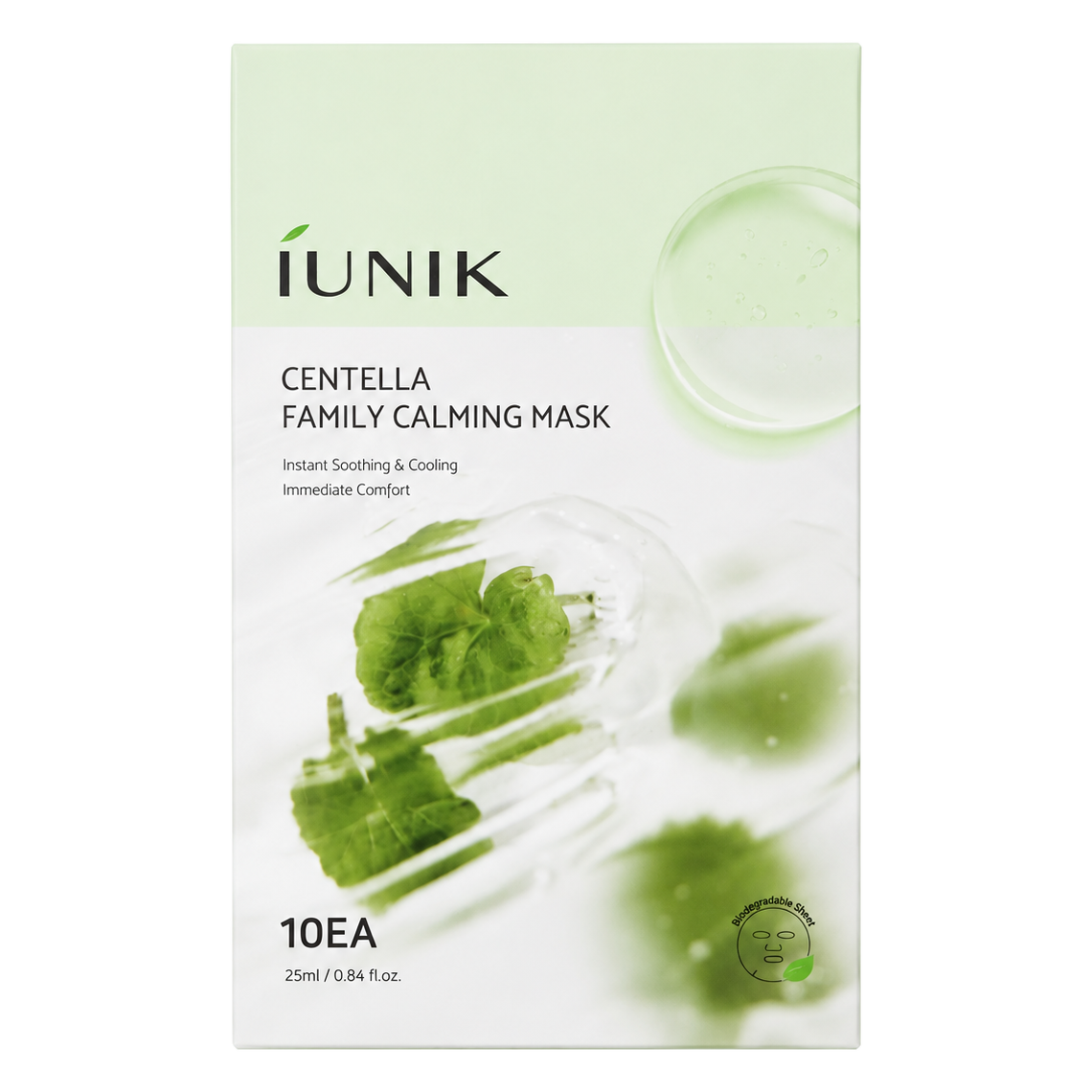 iUNIK – Centella Family Calming Mask, 10 sheets
