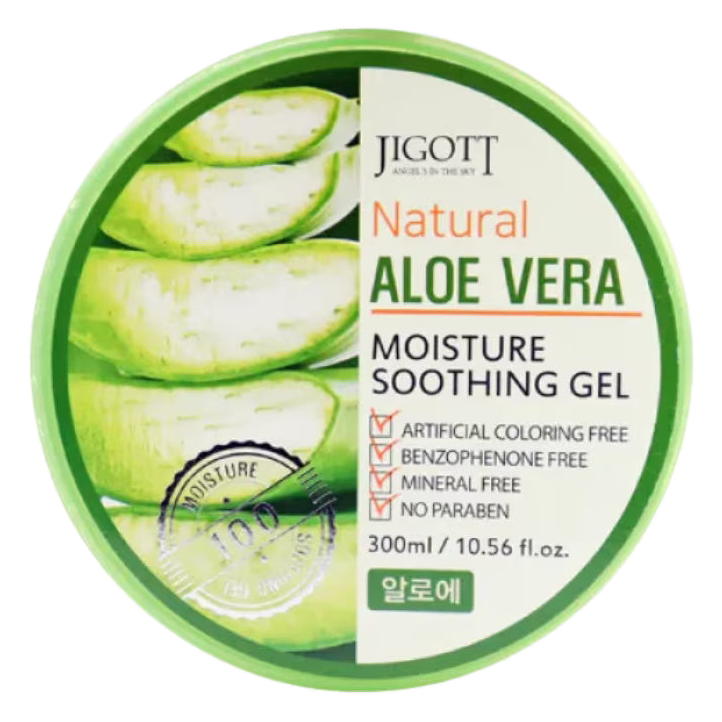 Jigott – Natural Aloe Vera Moisture Soothing Gel, 300ml