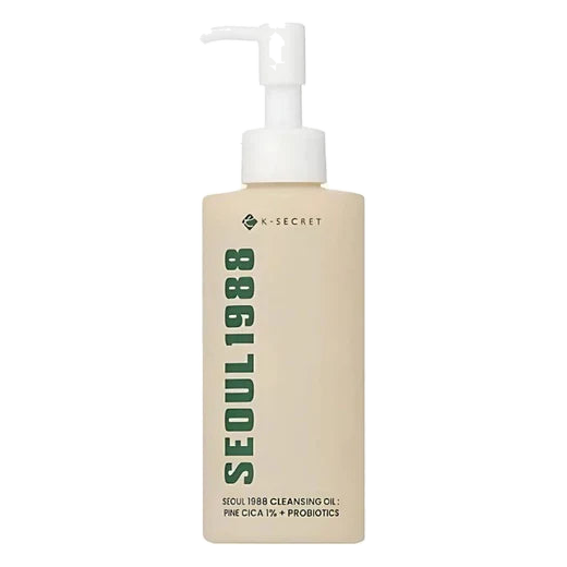 K-SECRET – SEOUL 1988 Cleansing Oil: Pine Cica 1% + Probiotics, 200ml