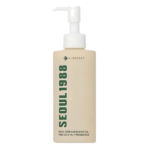 K-SECRET – SEOUL 1988 Cleansing Oil: Pine Cica 1% + Probiotics, 200ml