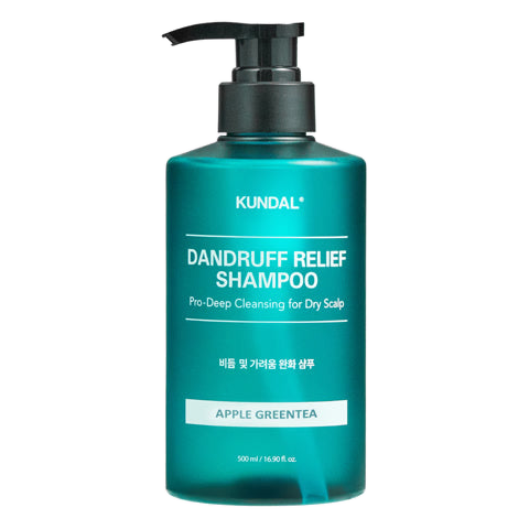 KUNDAL – Dandruff Shampoo, Apple Green Tea, 500ml