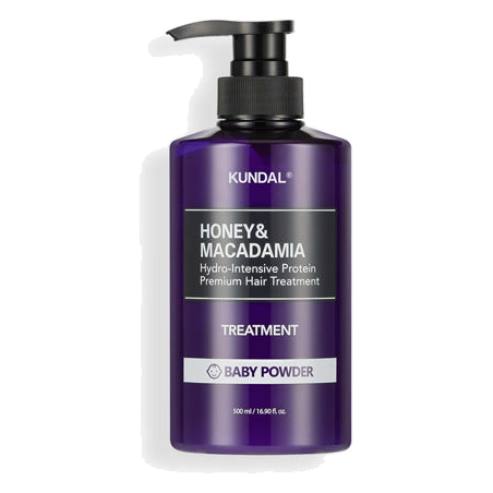 KUNDAL – Honey & Macadamia Protein Treatment, Baby Powder, 500ml