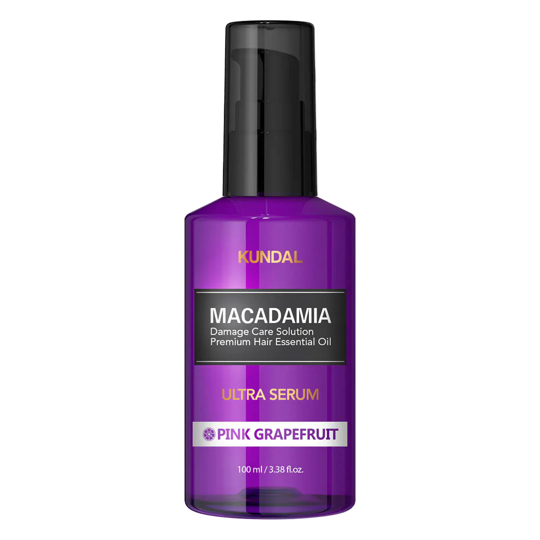 KUNDAL – Macadamia Hair Serum, Pink Grapefruit, 100ml