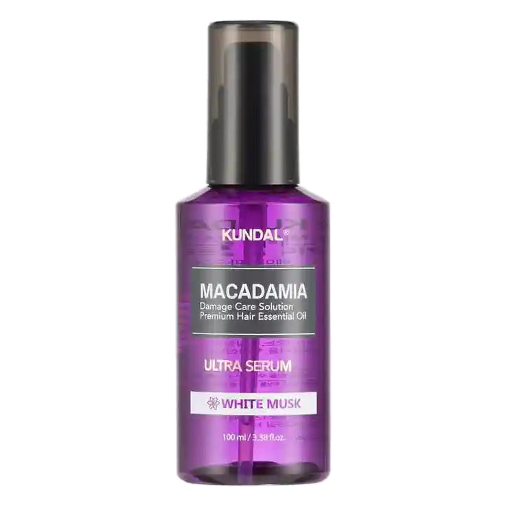 KUNDAL – Macadamia Hair Serum, White Musk, 100ml