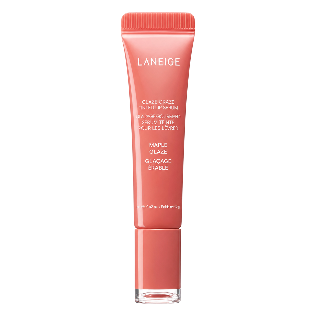 LANEIGE – Glaze Craze Tinted Lip Serum (Maple Glaze), 12g