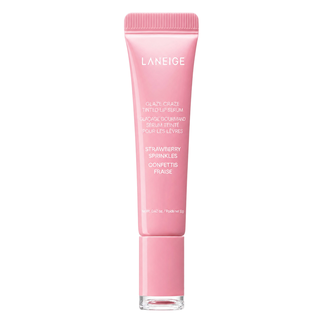 LANEIGE – Glaze Craze Tinted Lip Serum (Strawberry Sprinkles), 12g