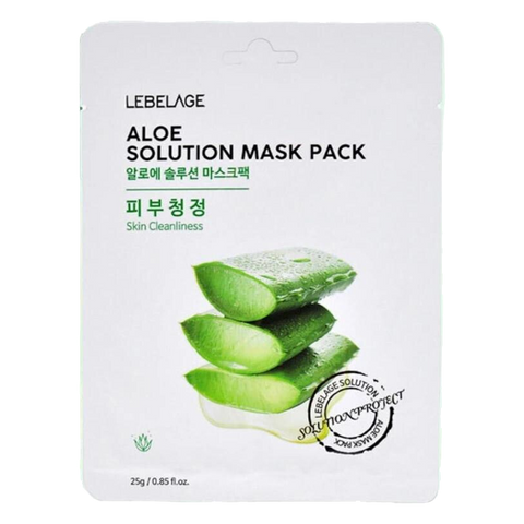 LEBELAGE – Aloe Solution Mask Pack, 25g, 1pc