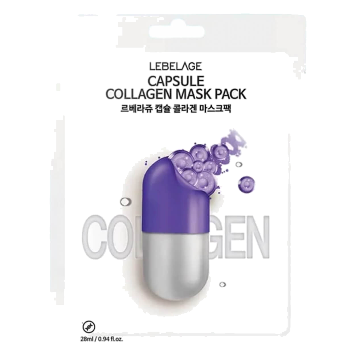 LEBELAGE – Capsule Collagen Mask Pack, 28ml, 1pc