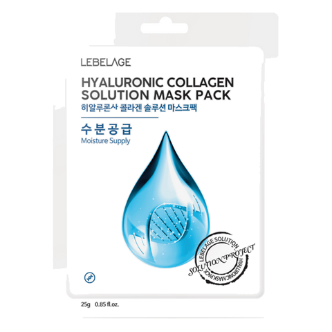 LEBELAGE – Hyaluronic Collagen Solution Mask Pack, 25g, 1pc