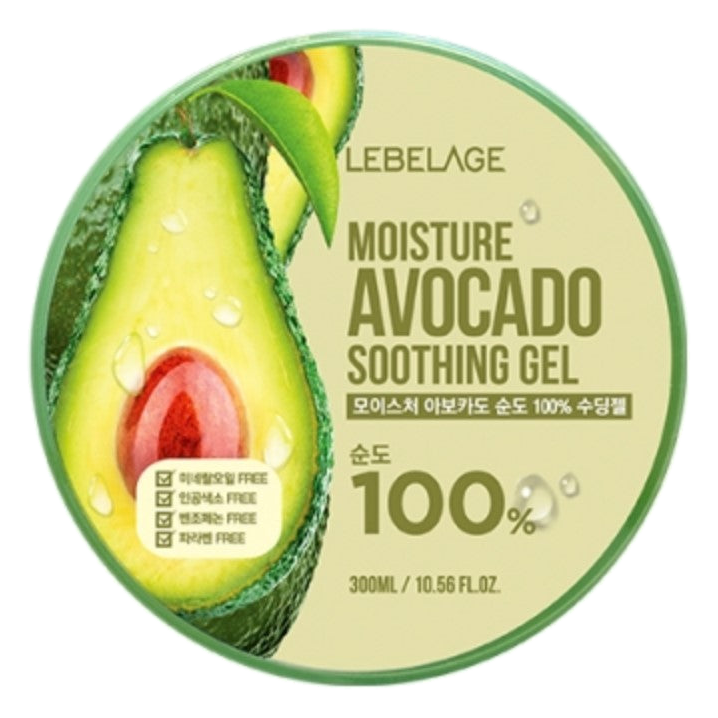 LEBELAGE – Moisture Soothing Gel – Avocado, 300ml
