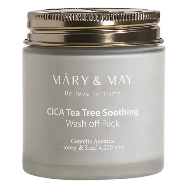 Mary & May – Cica Tea Tree Soothing Wash Off Pack, 125g