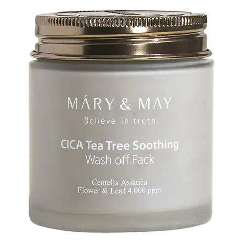 Mary & May – Cica Tea Tree Soothing Wash Off Pack, 125g