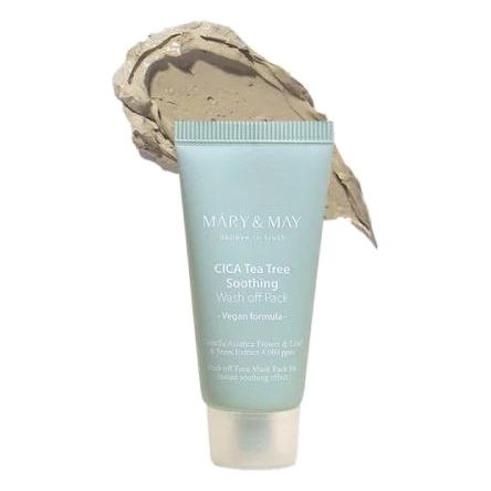 Mary & May – Cica Tea Tree Soothing Wash Off Pack, 30g