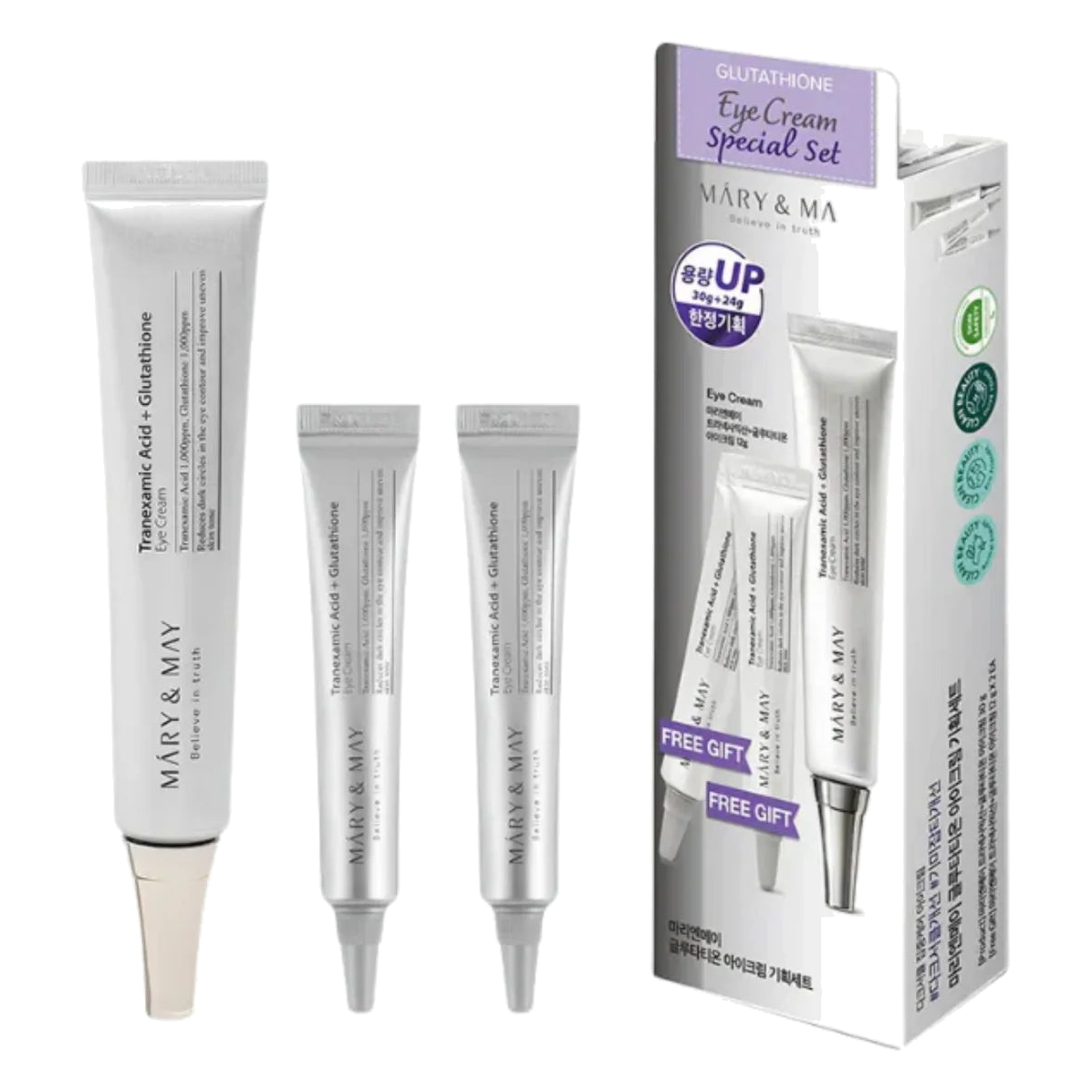 Mary & May – Glutathione Eye Cream Special Set – 30g+12g x2