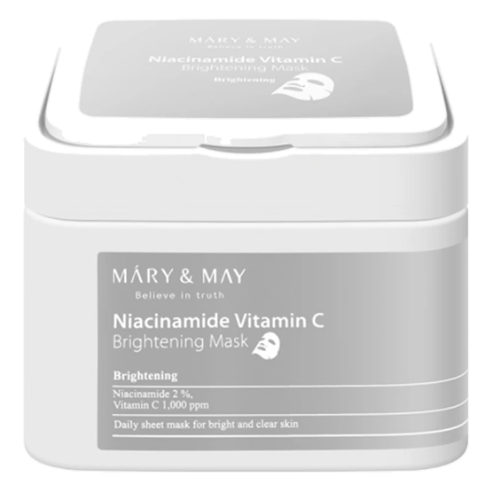 Mary & May – Niacinamide Vitamin C Brightening Mask, 30ea/400g
