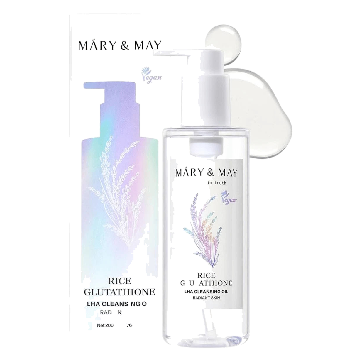 Mary & May – Rice Glutathione LHA Cleansing Oil – 200ml