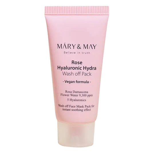 Mary & May – Rose Hyaluronic Hydra Wash Off Pack, 30g