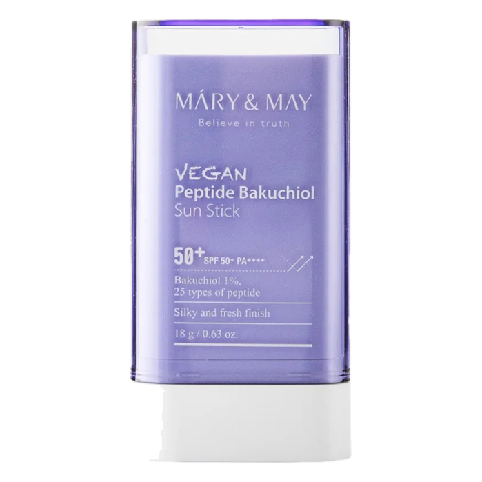 Mary & May – Vegan Peptide Bakuchiol Sun Stick SPF50+ PA++++, 18g