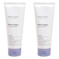 Mary & May – White Collagen Cleansing Foam Duo Twin Pack, 150ml – 2ea