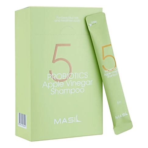 Masil – 5 Probiotics Shampoo with Apple Cider Vinegar, 20pcs x 8ml