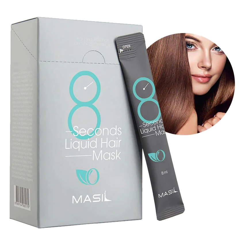 Masil – 8 Seconds Liquid Hair Mask Stick Pouch Blue, 8ml x 20pcs