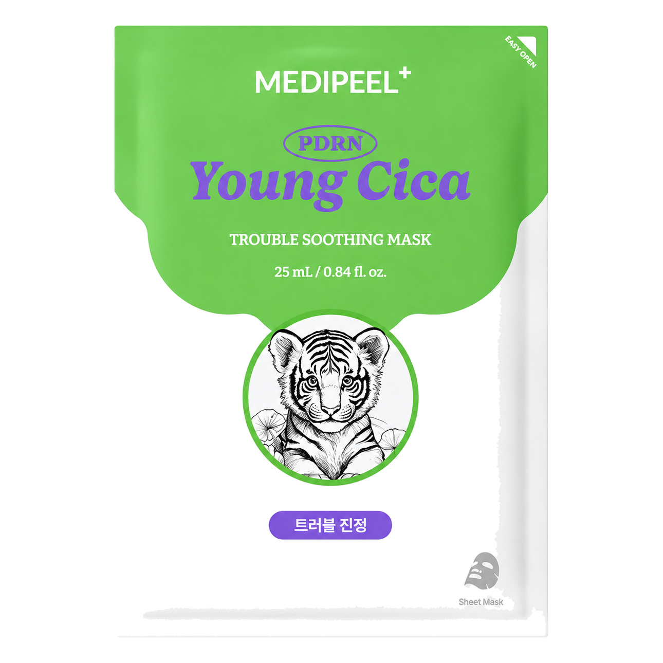 Medi-Peel – Young Cica PDRN Trouble Soothing Mask, 1 sheet