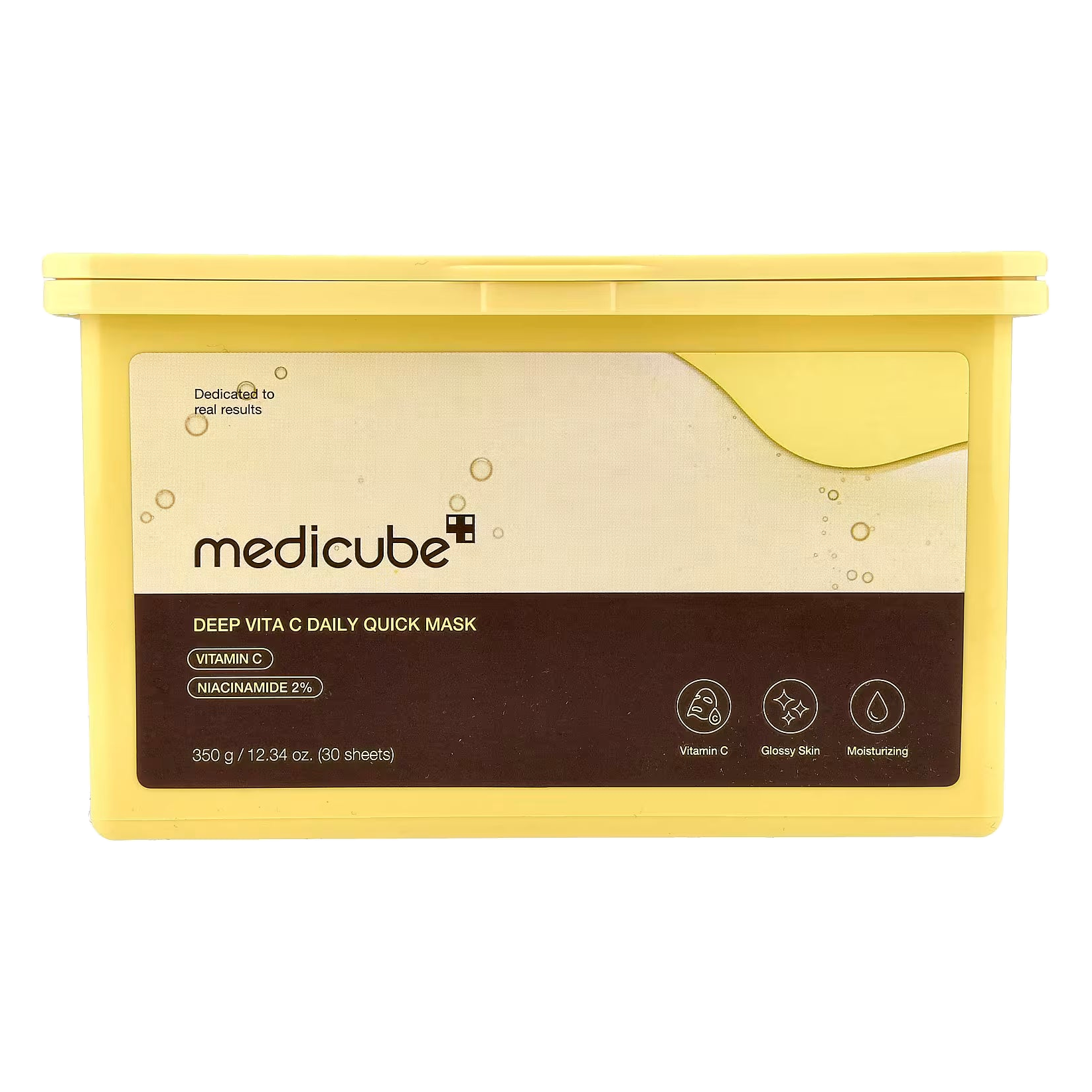 Medicube – Deep Vita C Daily Quick Mask, 30 sheets