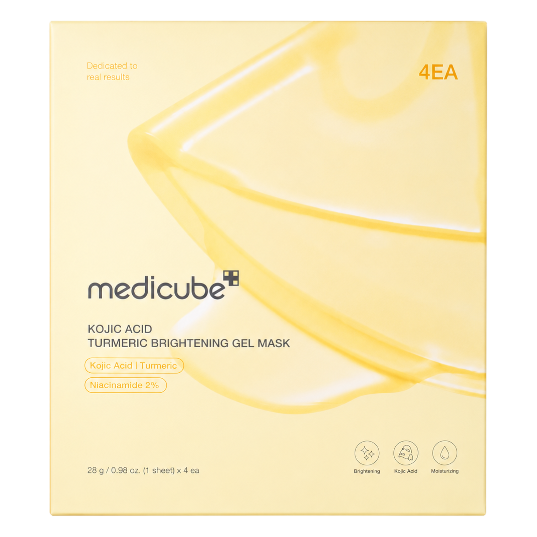 Medicube – Kojic Acid Turmenic Brightening Gel Mask, 4 sheets