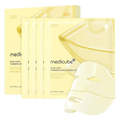 Medicube – Kojic Acid Turmeric Brightening Gel Mask, 1 Box, 4 sheets x 28g