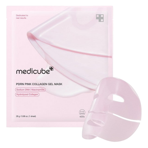Medicube – PDRN Pink Collagen Gel Mask – 28g, 1 mask piece