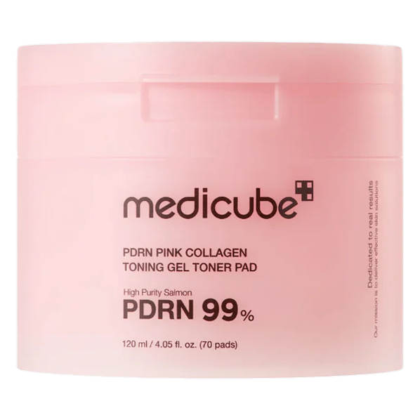Medicube – PDRN Pink Collagen Toning Gel Toner Pad, 120ml (70pcs)