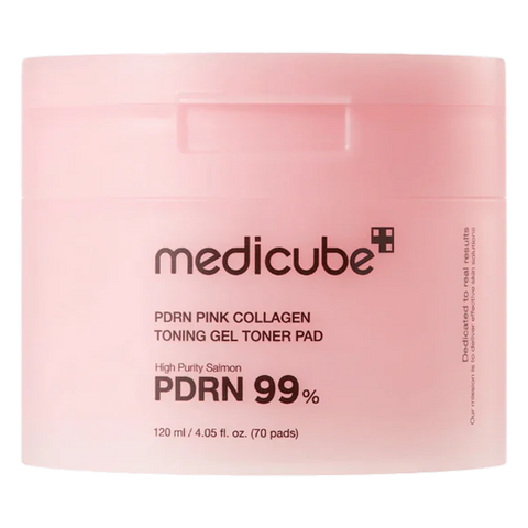 Medicube – PDRN Pink Collagen Toning Gel Toner Pad, 120ml (70pcs)