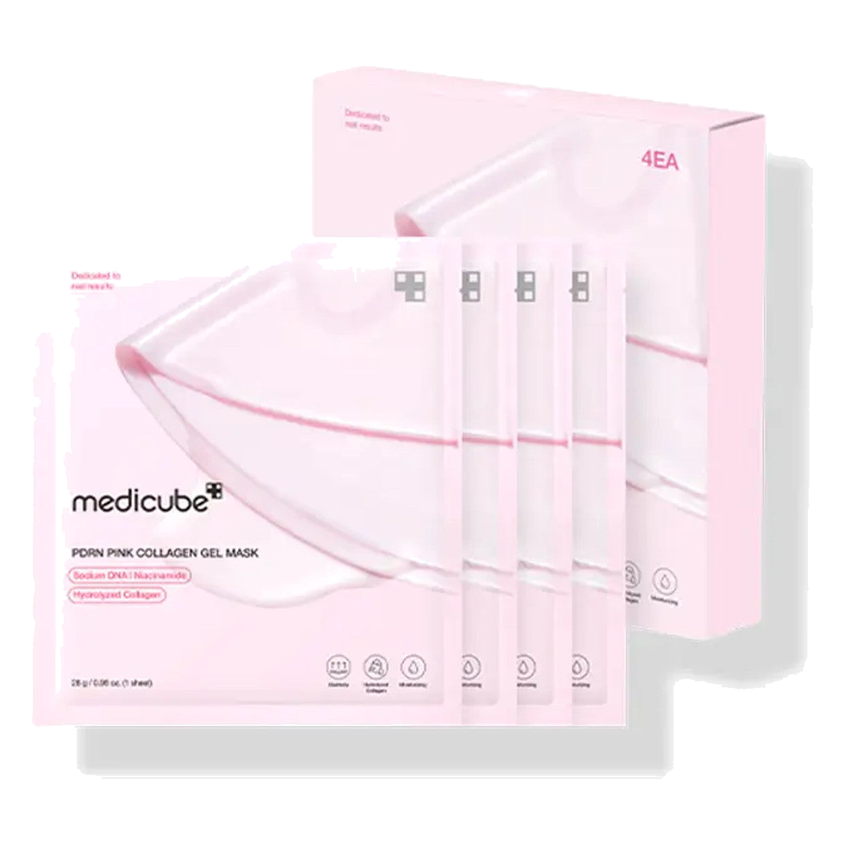 Medicube – Pink Collagen Gel Mask (4 pieces * 28g)