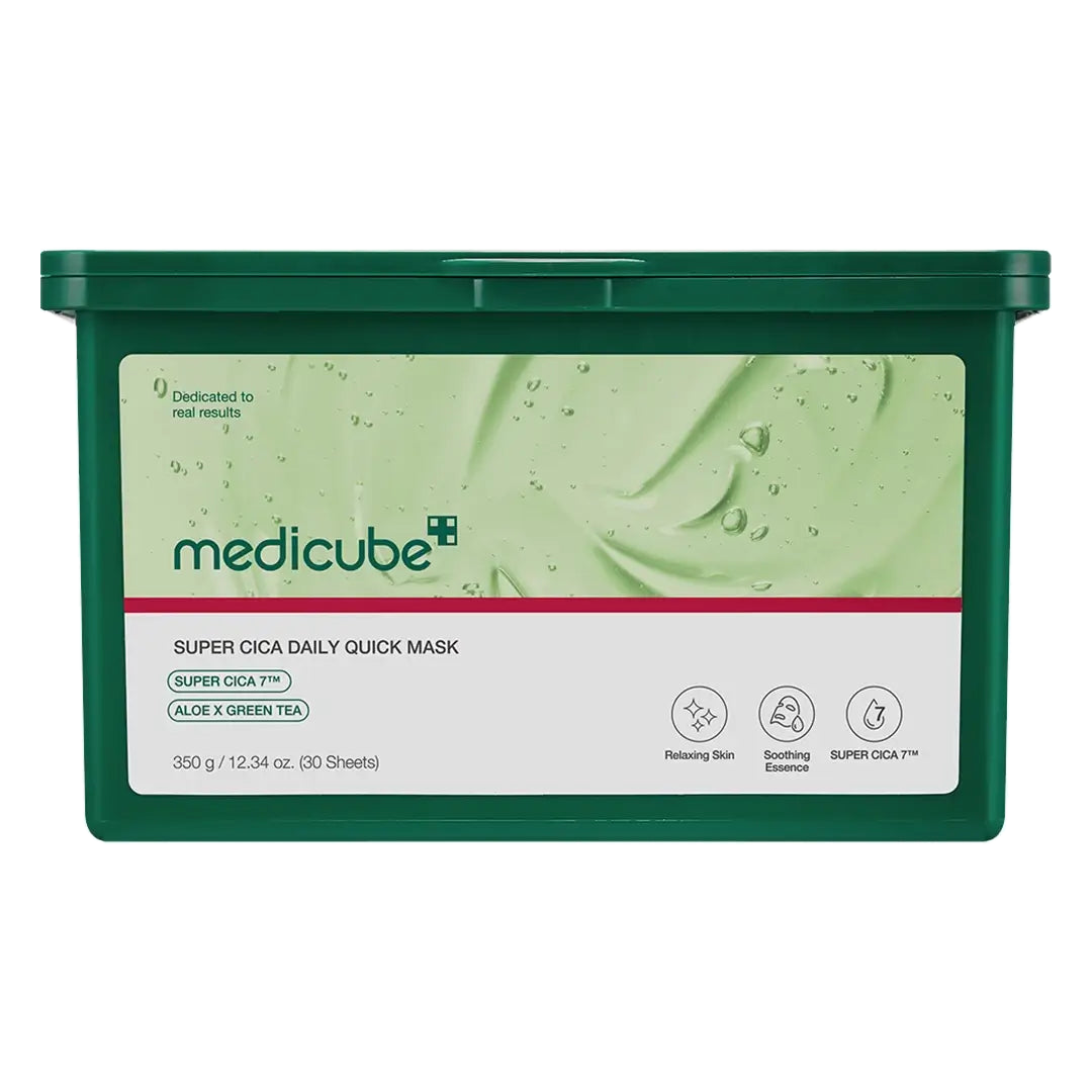 Medicube – Super Cica Daily Quick Mask, 30pcs