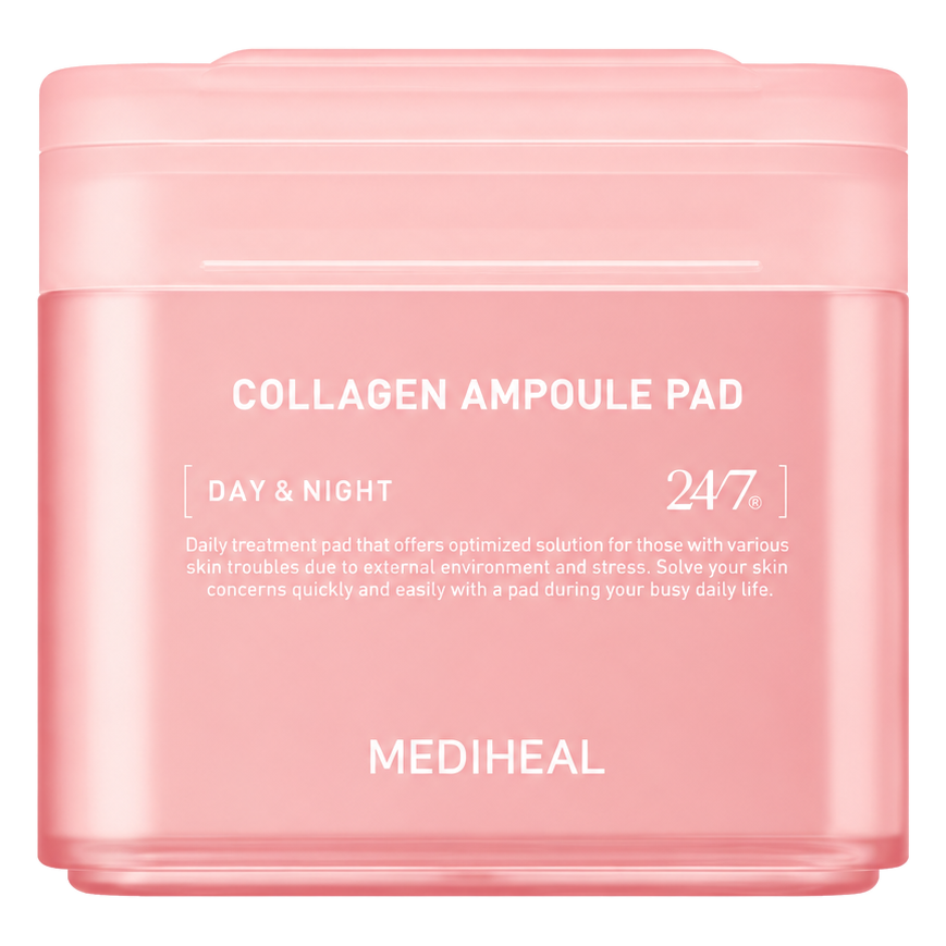 MEDIHEAL – Collagen Ampoule Pad, 170ml / 100pads