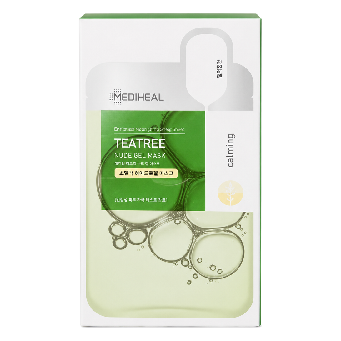 MEDIHEAL – Teatree Nude Gel Mask, 10 Sheets