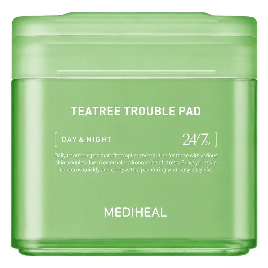 MEDIHEAL – Teatree Trouble Pad, 170ml / 100 pads