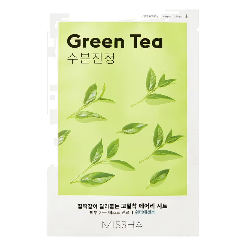 MISSHA – Airy Fit Sheet Mask – Green Tea, 19 g