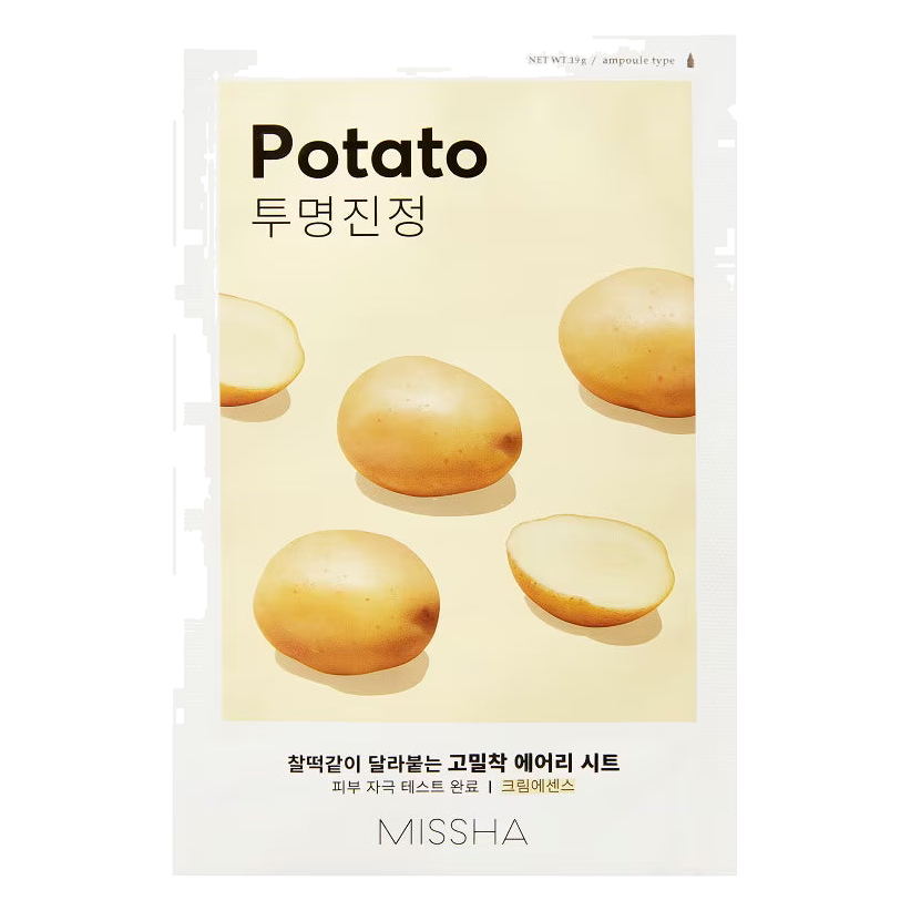 Missha – Airy Fit Sheet Mask – Potato, 19g