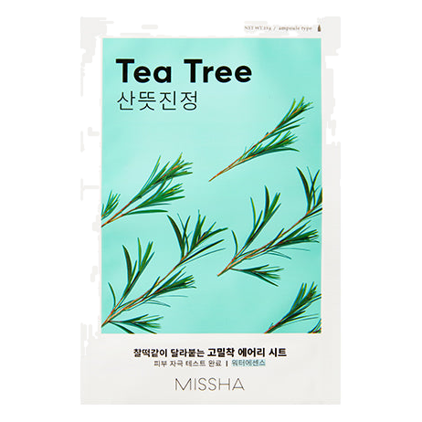Missha – Airy Fit Tea Tree Sheet Mask, 19g